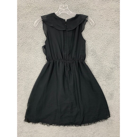 BLUSH by Us Angels Youth 14 Little Black Dress Lined Belt Loops Zip Back - Picture 6 of 11